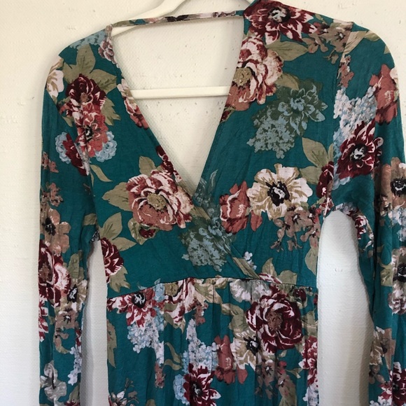 Jessica Simpson Floral Maternity Maxi Dress - Picture 4 of 4